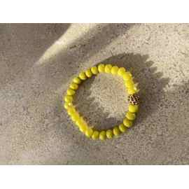 This Yellow Crystal Stretchy Bead Bracelet is made with love by Adelu Jewelry! Shop more unique gift ideas today with Spots Initiatives, the best way to support creators.