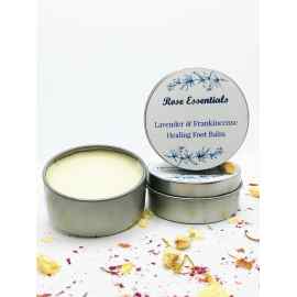 This Lavender & Frankincense Healing Foot Balm is made with love by Rose Essentials! Shop more unique gift ideas today with Spots Initiatives, the best way to support creators.