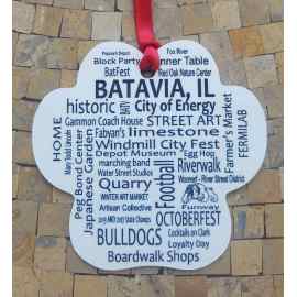 This Batavia Paw Print Ornament is made with love by Studio Patty D! Shop more unique gift ideas today with Spots Initiatives, the best way to support creators.