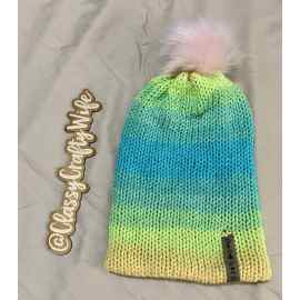 This Double Knitted Hat - Pastel Stripes is made with love by Classy Crafty Wife! Shop more unique gift ideas today with Spots Initiatives, the best way to support creators.