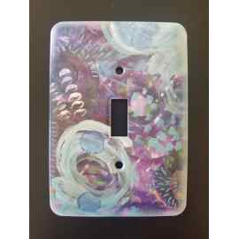 This Purple Abstract - Single Switch Cover is made with love by Studio Patty D! Shop more unique gift ideas today with Spots Initiatives, the best way to support creators.